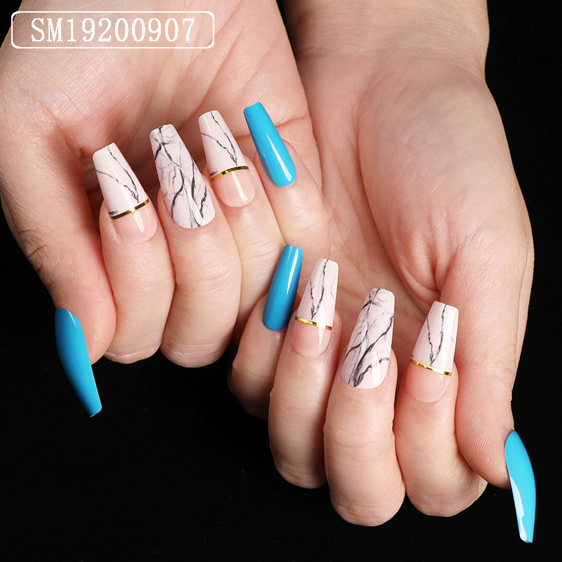 Ballet coffin fake nails