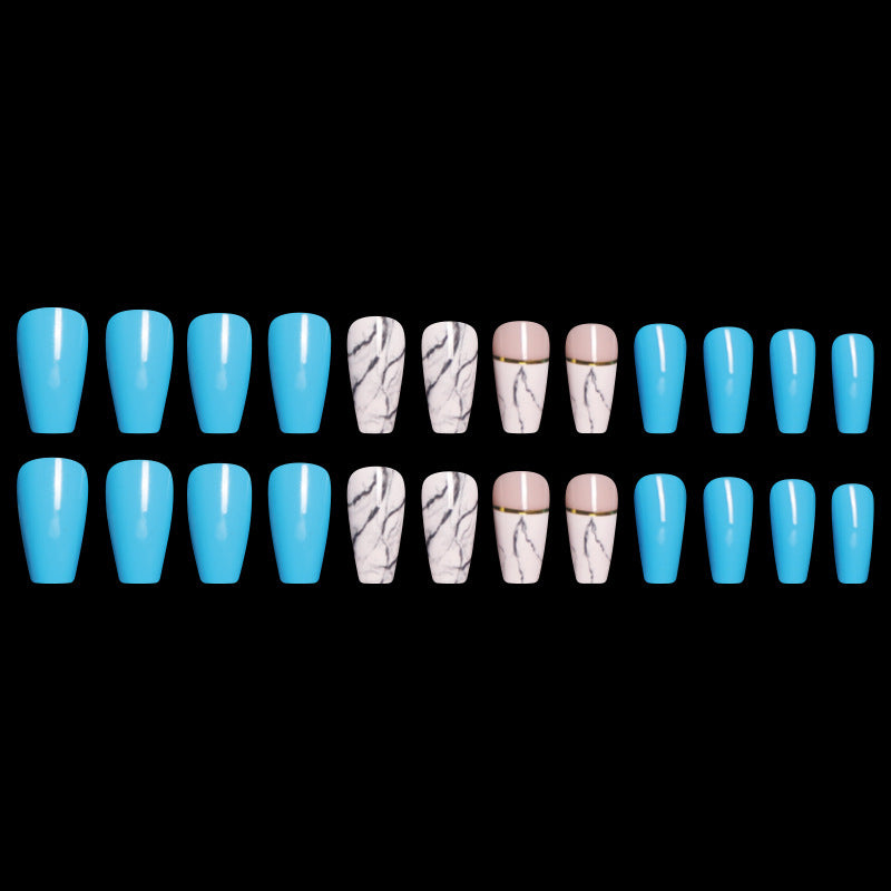 Ballet coffin fake nails