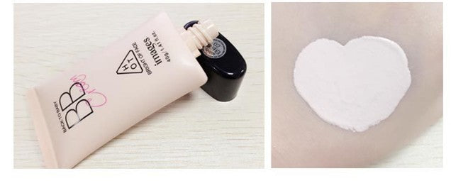 Facial Care Set showcasing a BB cream tube and swatch, perfect for hydrating and brightening skin.