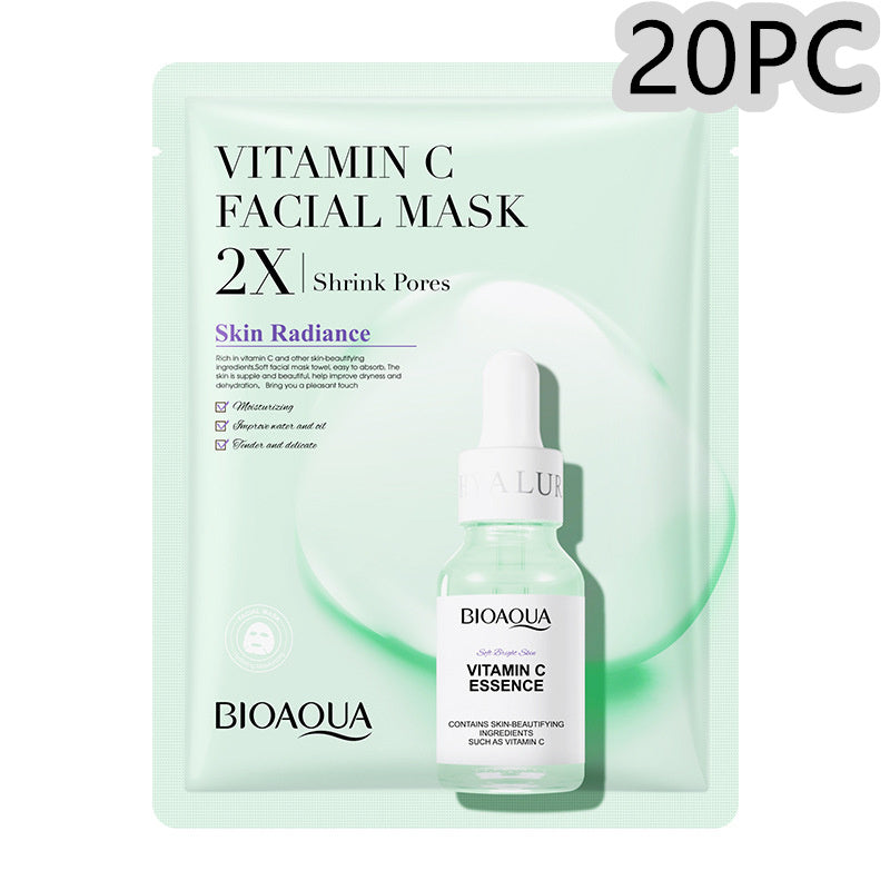 Collagen Face Mask packaging showing the product details and benefits for skincare routine.