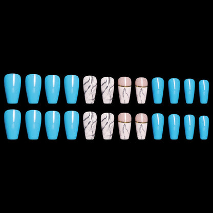 Ballet coffin fake nails 