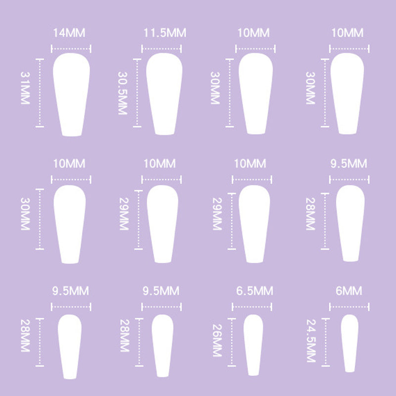 Detachable Artistic Wearable Finished Fake Nails 